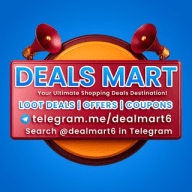 Deals Mart (Offers & Coupons) - India's Fastest Telegram Broadcast For Loot Deals & Offers
