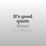 It's good quote
