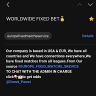 WORLDWIDE FIXED BET🏅